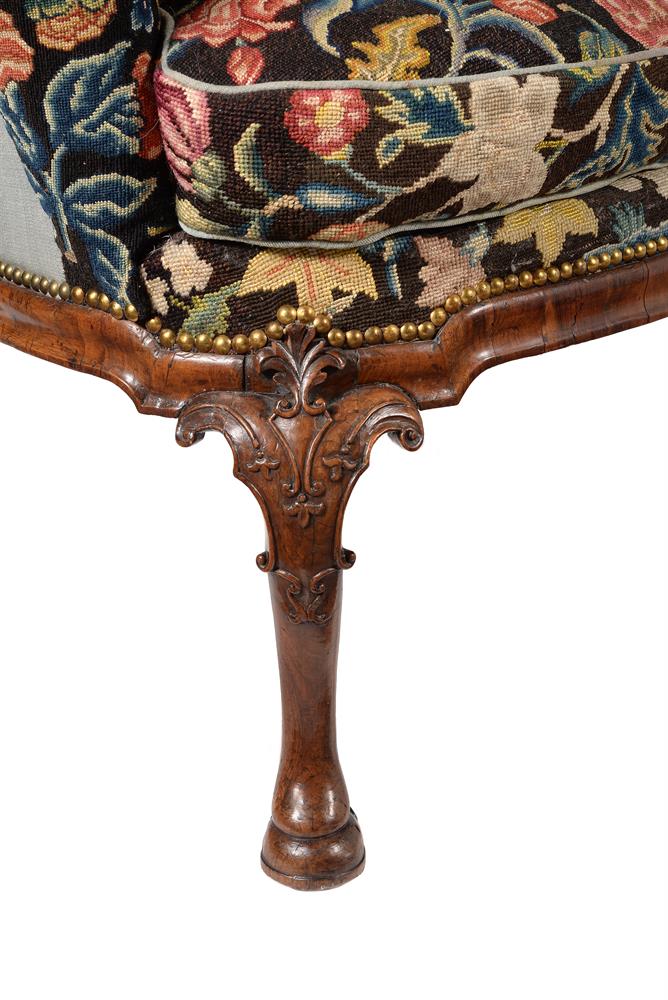 A GEORGE II WALNUT WING ARMCHAIR, CIRCA 1730 - Image 2 of 3