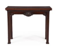 A GEORGE III MAHOGANY TEA TABLE, IN THE MANNER OF CHIPPENDALE, CIRCA 1770