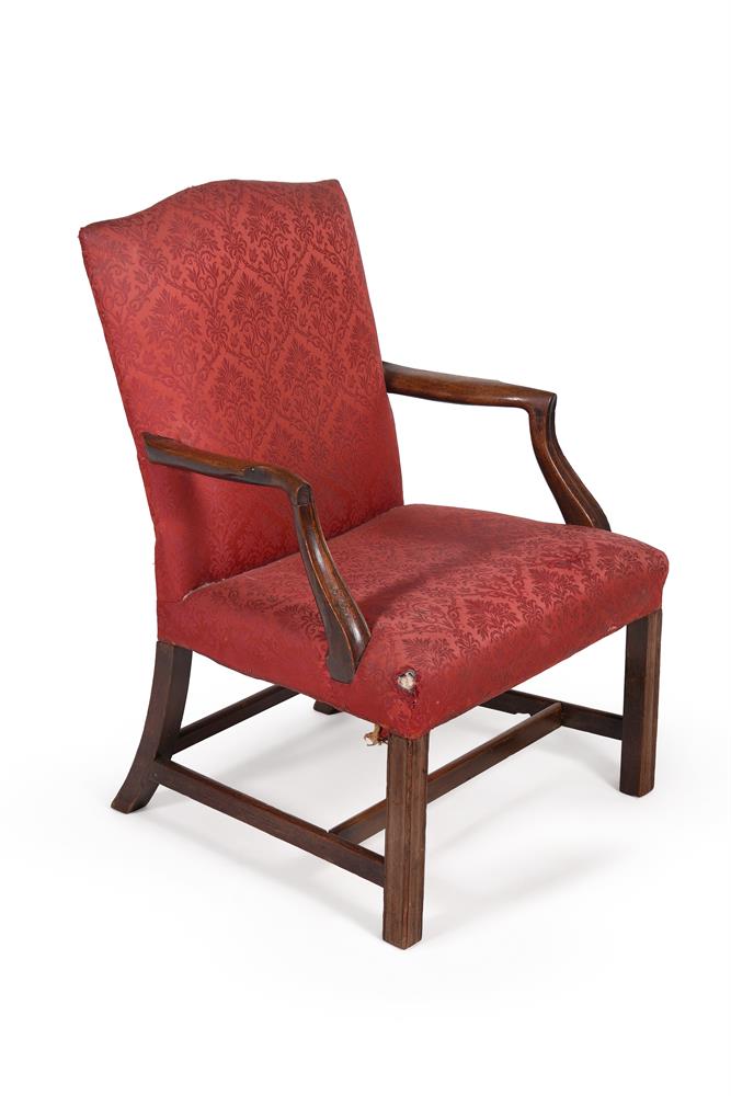 A PAIR OF GEORGE III MAHOGANY OPEN ARMCHAIRS, CIRCA 1780 - Image 2 of 7