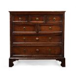 A COMMONWEALTH OAK CHEST OF DRAWERS, MID 17TH CENTURY