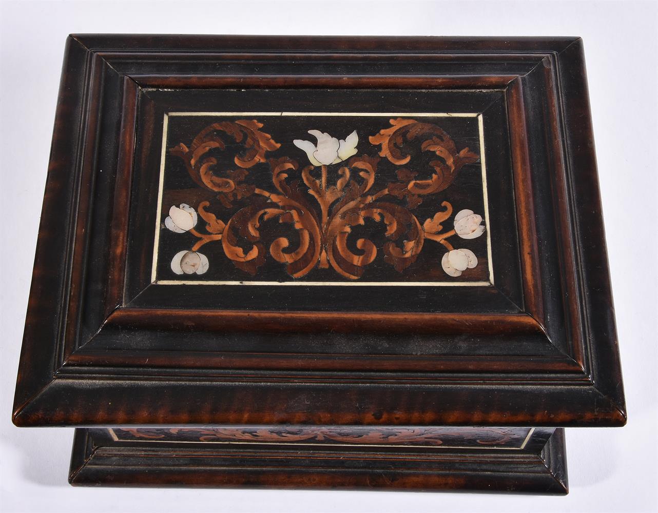 Y AN ITALIAN OLIVE WOOD, EBONISED AND MARQUETRY BOX, FLORENCE, LATE 17TH CENTURY - Image 4 of 5