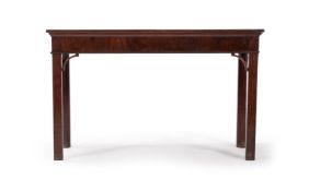 A GEORGE III MAHOGANY HALL OR SERVING TABLE, IN THE MANNER OF THOMAS CHIPPENDALE, CIRCA 1770