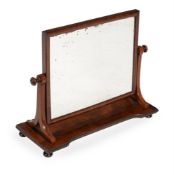 A GEORGE IV MAHOGANY DRESSING MIRROR, IN THE MANNER OF GILLOWS, CIRCA 1825