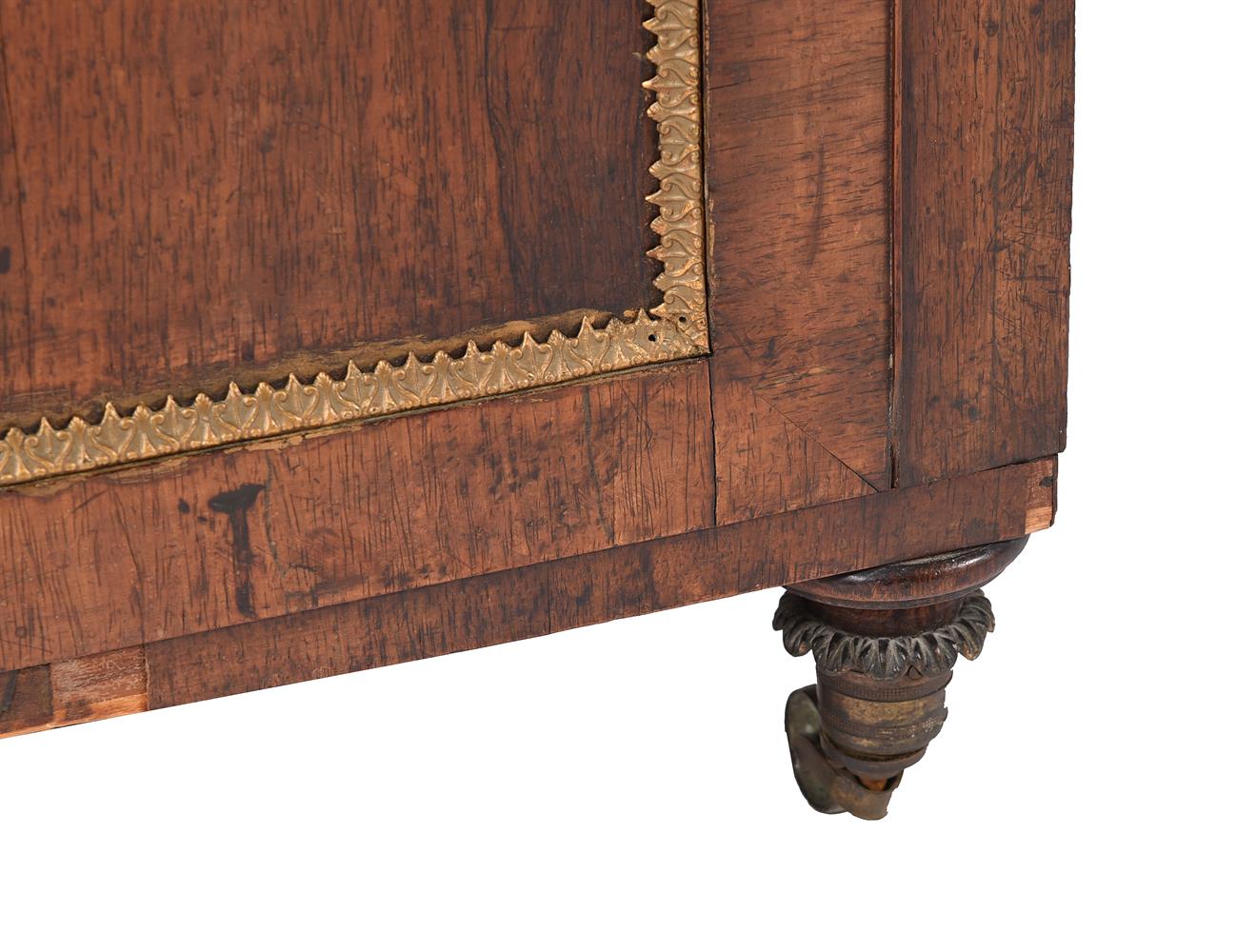 Y A GEORGE IV ROSEWOOD AND GILT BRONZE MOUNTED COLLECTOR'S CABINET, CIRCA 1825 - Image 3 of 5