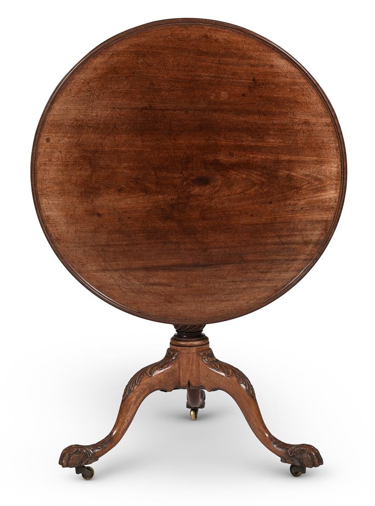 A GEORGE II MAHOGANY TRIPOD TABLE, POSSIBLY IRISH, CIRCA 1750 - Image 2 of 5