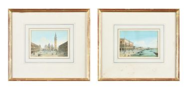 MANNER OF FRANCESCO GUARDI, 'A VIEW OF ST MARK'S SQUARE' AND 'BASILICA SAN MARCO'