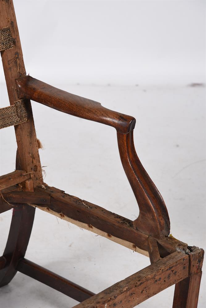 A PAIR OF GEORGE III MAHOGANY OPEN ARMCHAIRS, CIRCA 1780 - Image 6 of 7