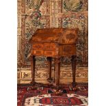 A WILLIAM & MARY WALNUT AND 'SEAWEED' MARQUETRY BUREAU POSSIBLY BY GERRIT JENSEN