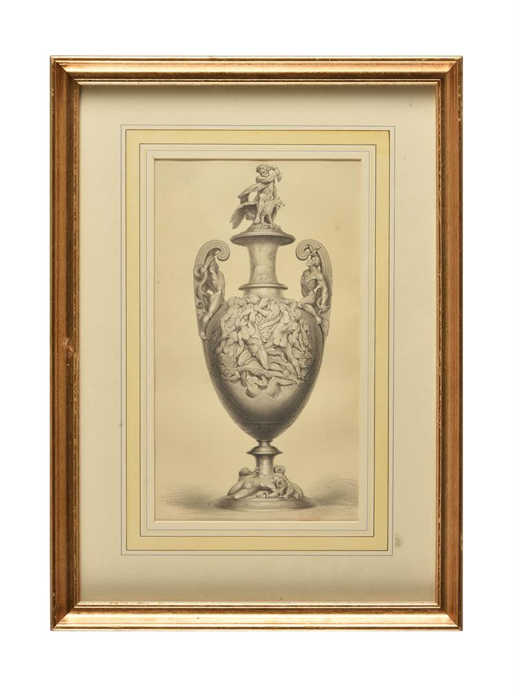 After Matthew Digby Wyatt, A set of 5 decorative prints of urns and tableware - Bild 3 aus 10