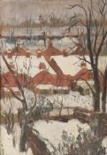 λ Jean Nuttall (British 20th century), Spring Snow