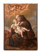 Manner of Bartolomé Esteban Murillo, Saint Francis holding the Christ Child