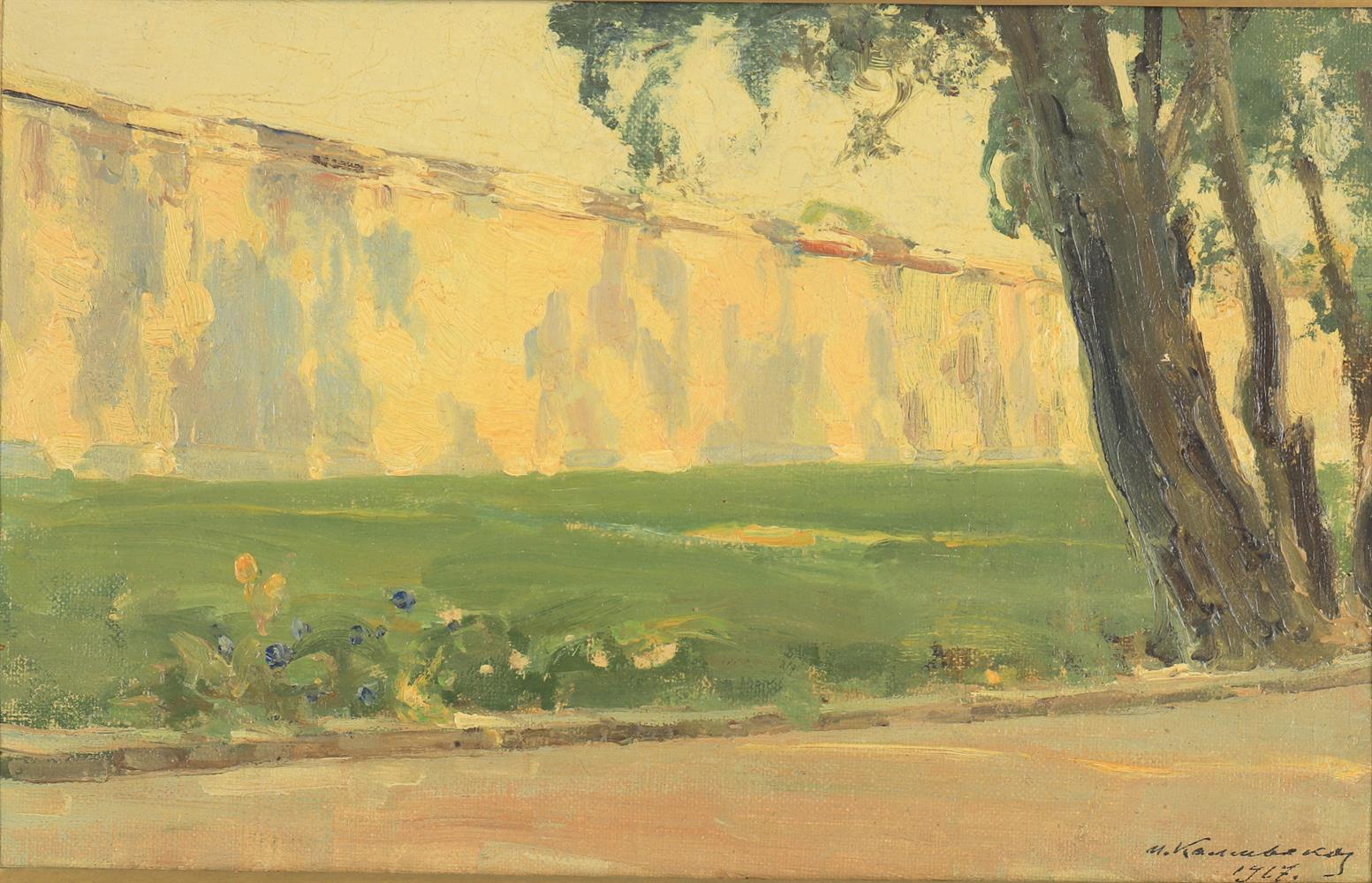M Kas***y European School (early 20th century), 'Landscape' - Image 7 of 8