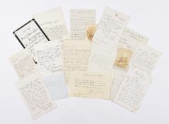 [19th and 20th Century Literature] A collection of twenty three autograph letters
