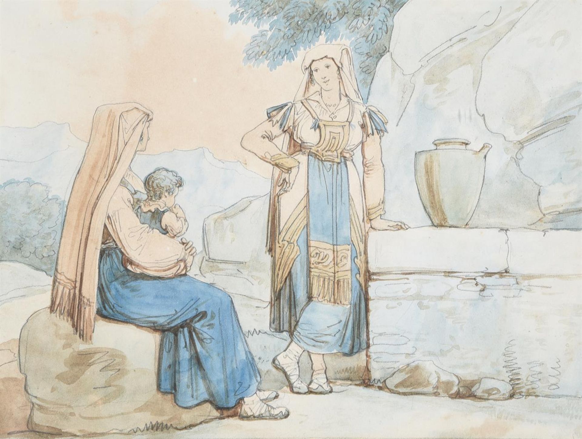 Bartolomeo Pinelli (Italian 1781-1835), Twelve depictions of Italian peasant life - Bild 7 aus 25