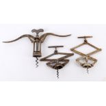 Corkscrews to include- a 19th century James Heeley & Sons A1 Double lever