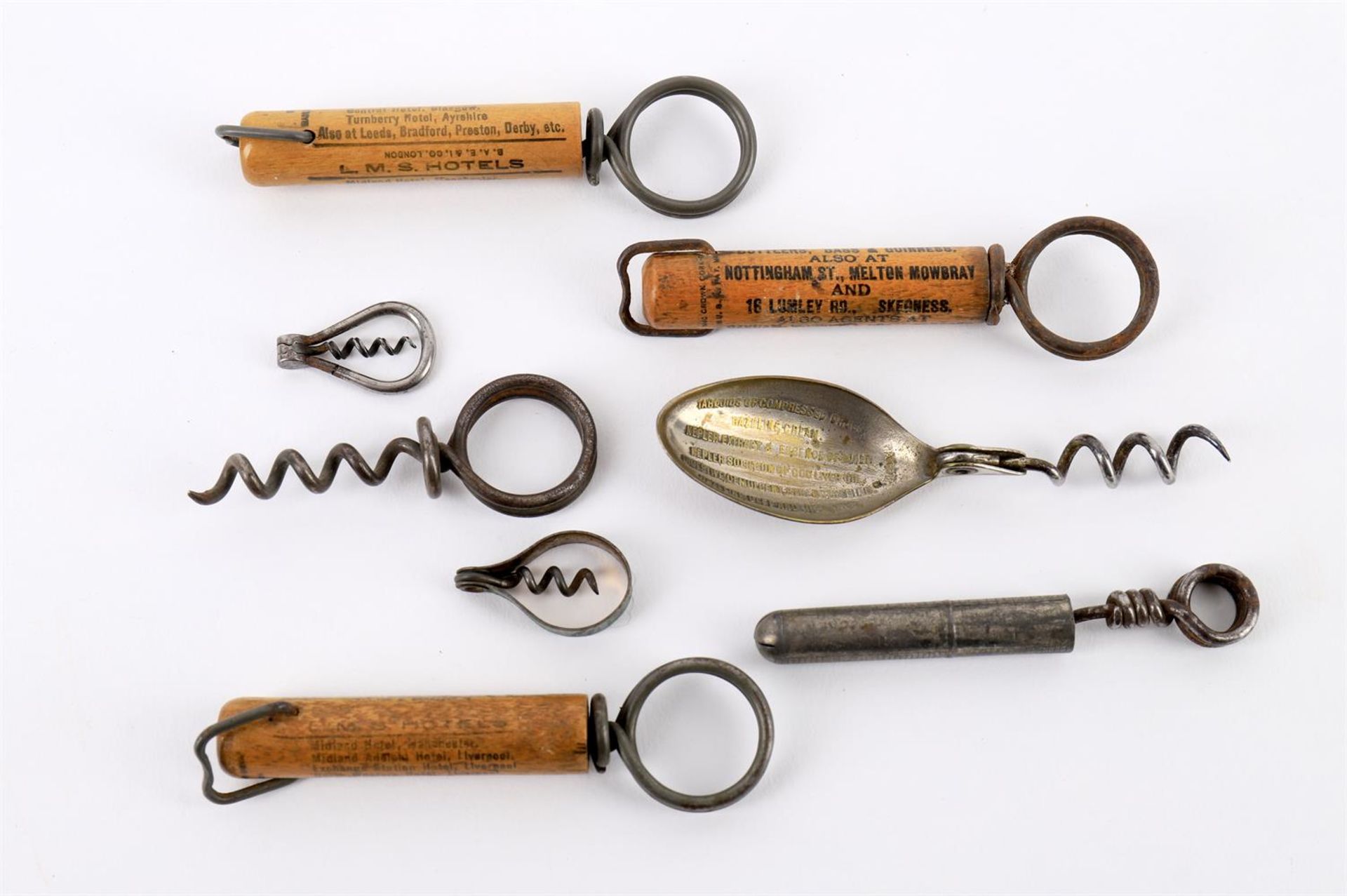 Medicine and pocket corkscrews to include Hazeline folding spoon and corkscrew - Image 2 of 2