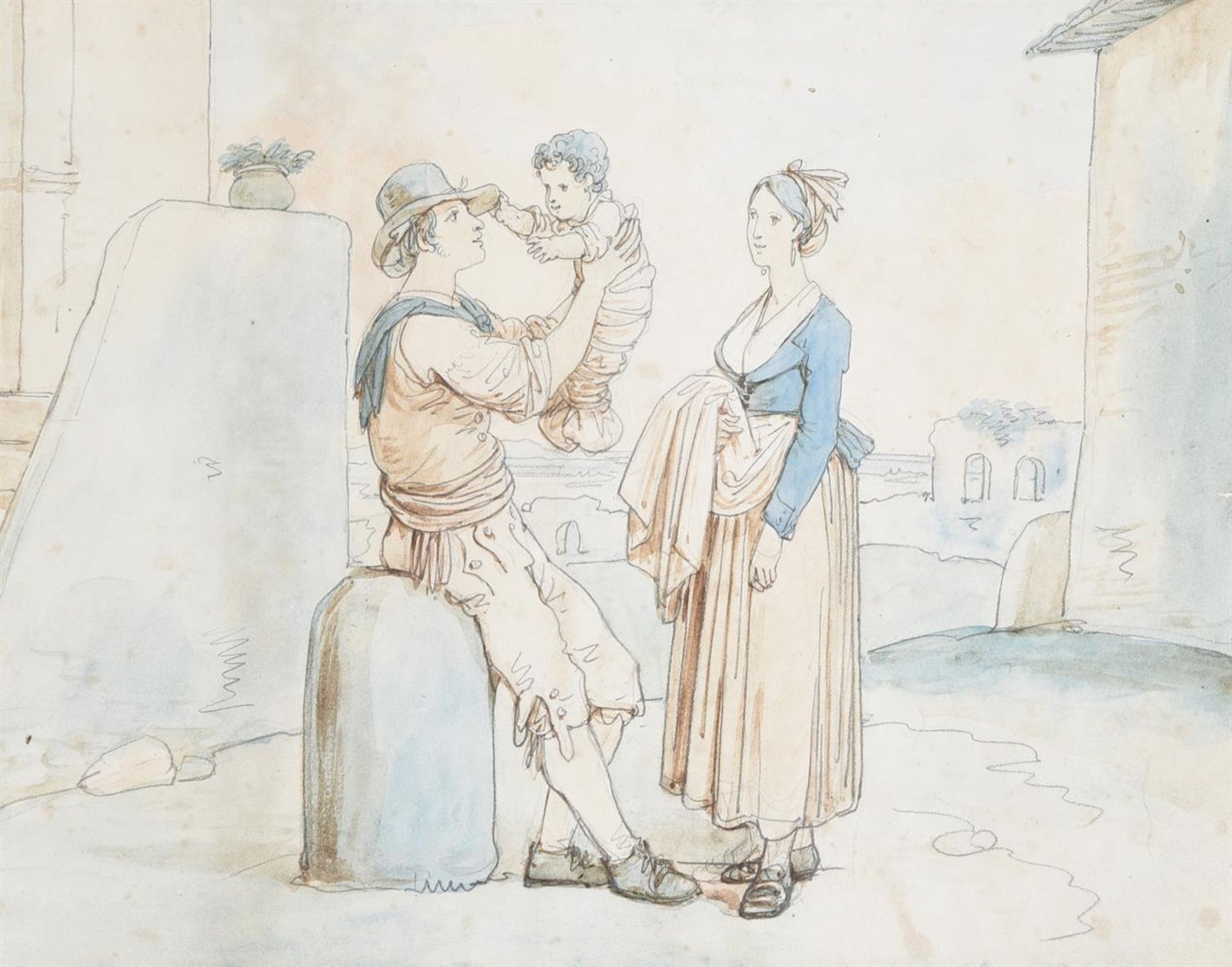 Bartolomeo Pinelli (Italian 1781-1835), Twelve depictions of Italian peasant life - Bild 4 aus 25