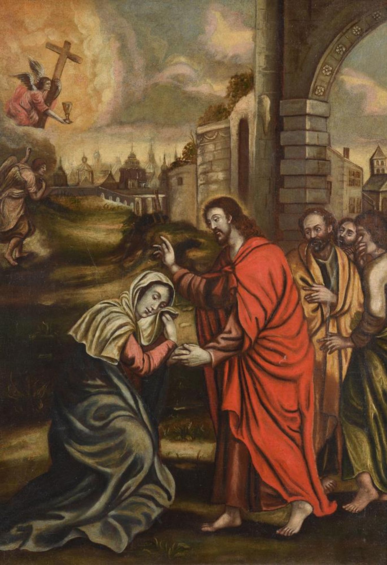 Follower of Doménikos Theotokópoulos, known as El Greco, 'Christ appearing before Mary Magdelene' - Bild 2 aus 3