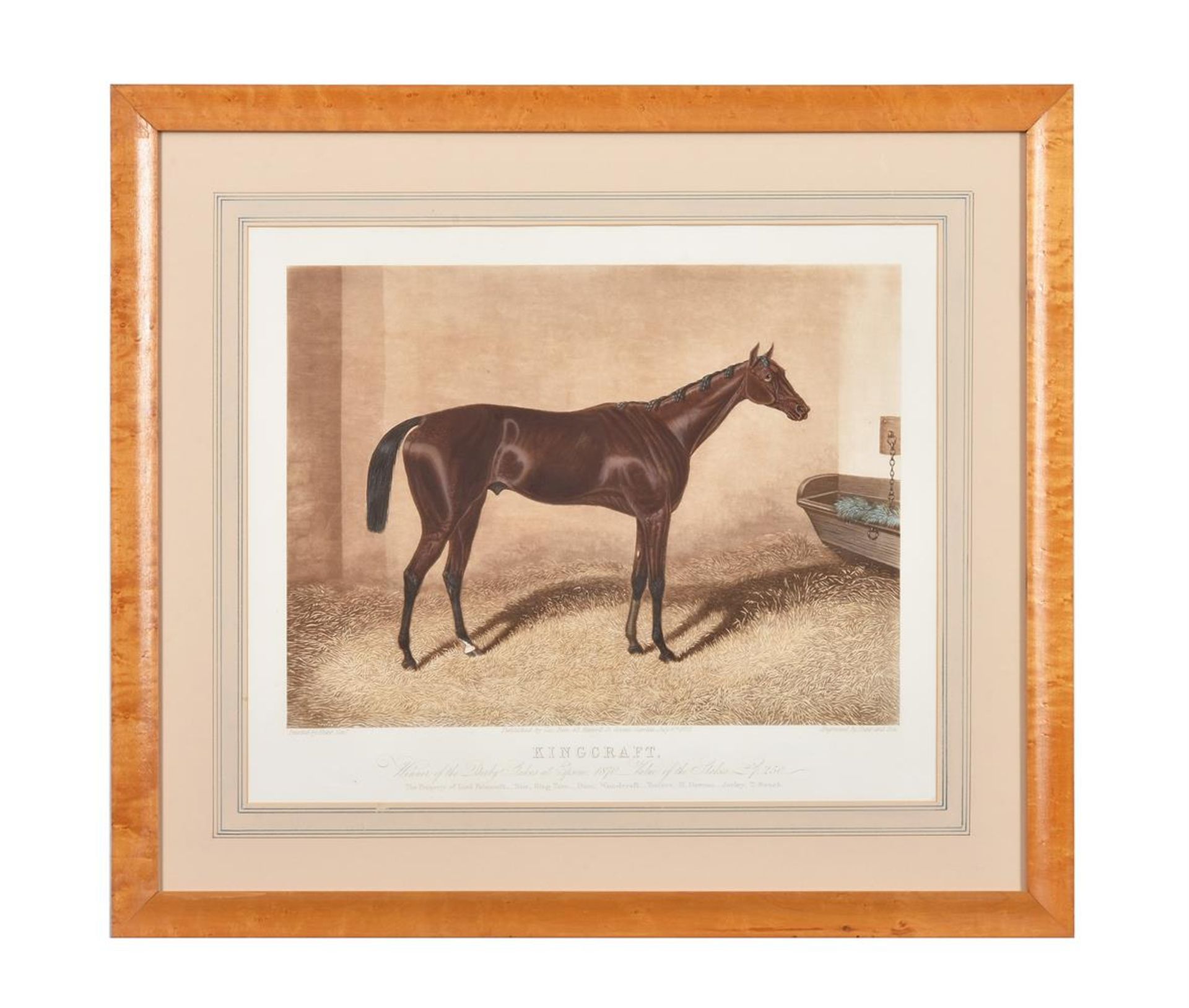 After Hunt Snr., after the engraving by Hunt & Son, Two decorative racehorse prints - Bild 2 aus 6