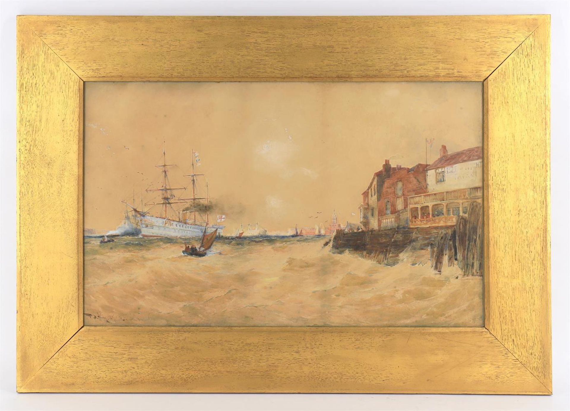 Thomas Bush Hardy (British 1842-1897), Portsmouth Harbour, 1891 - Bild 4 aus 4