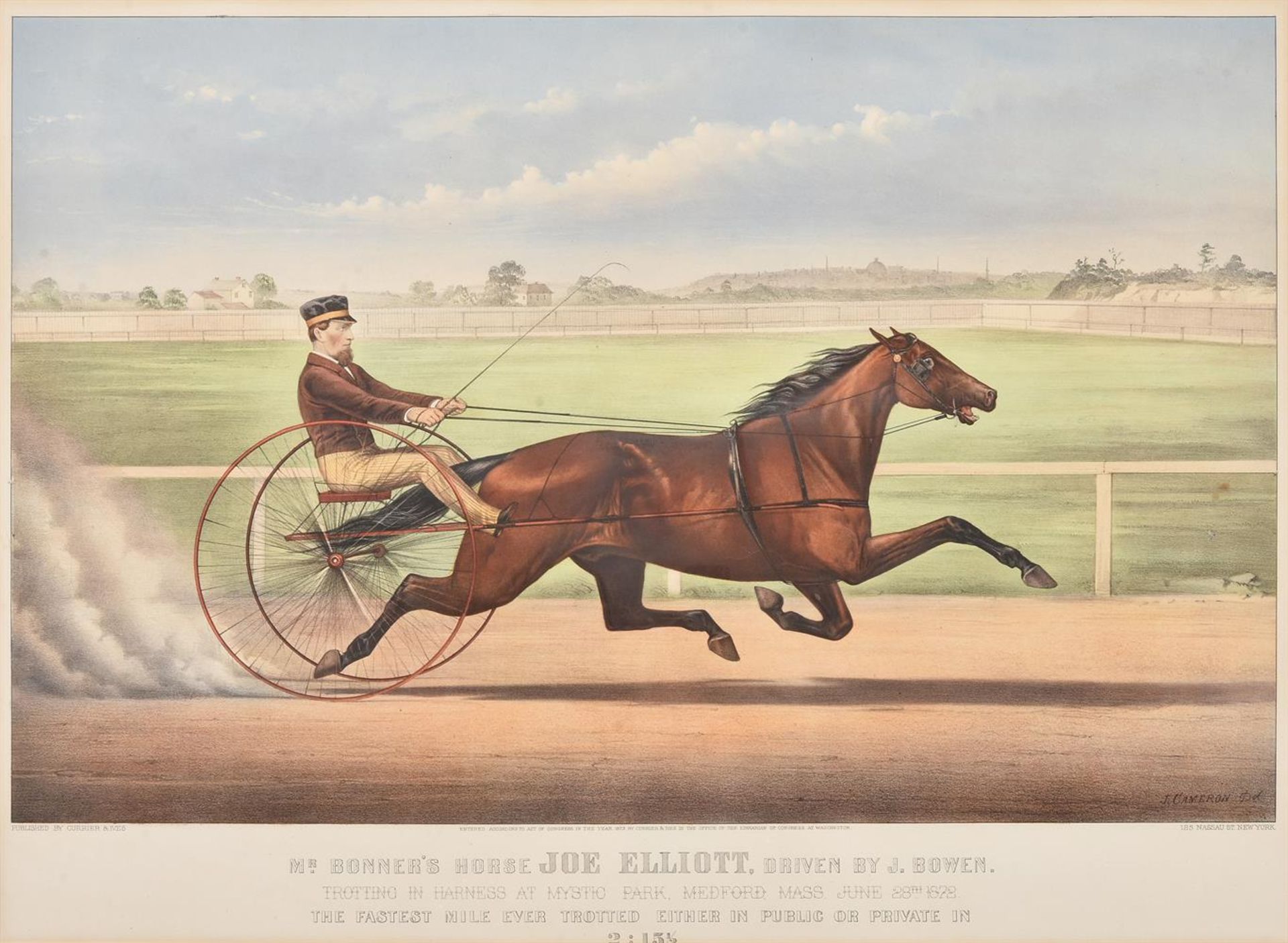 After Hunt Snr., after the engraving by Hunt & Son, Two decorative racehorse prints - Bild 4 aus 6