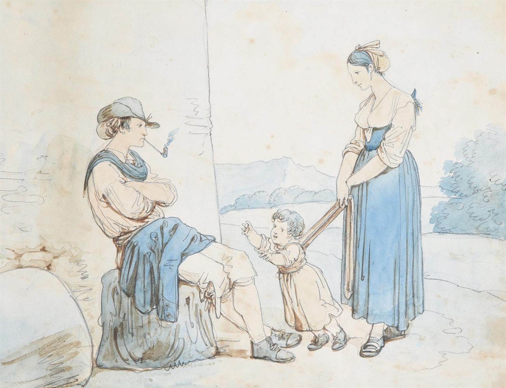 Bartolomeo Pinelli (Italian 1781-1835), Twelve depictions of Italian peasant life - Bild 10 aus 25