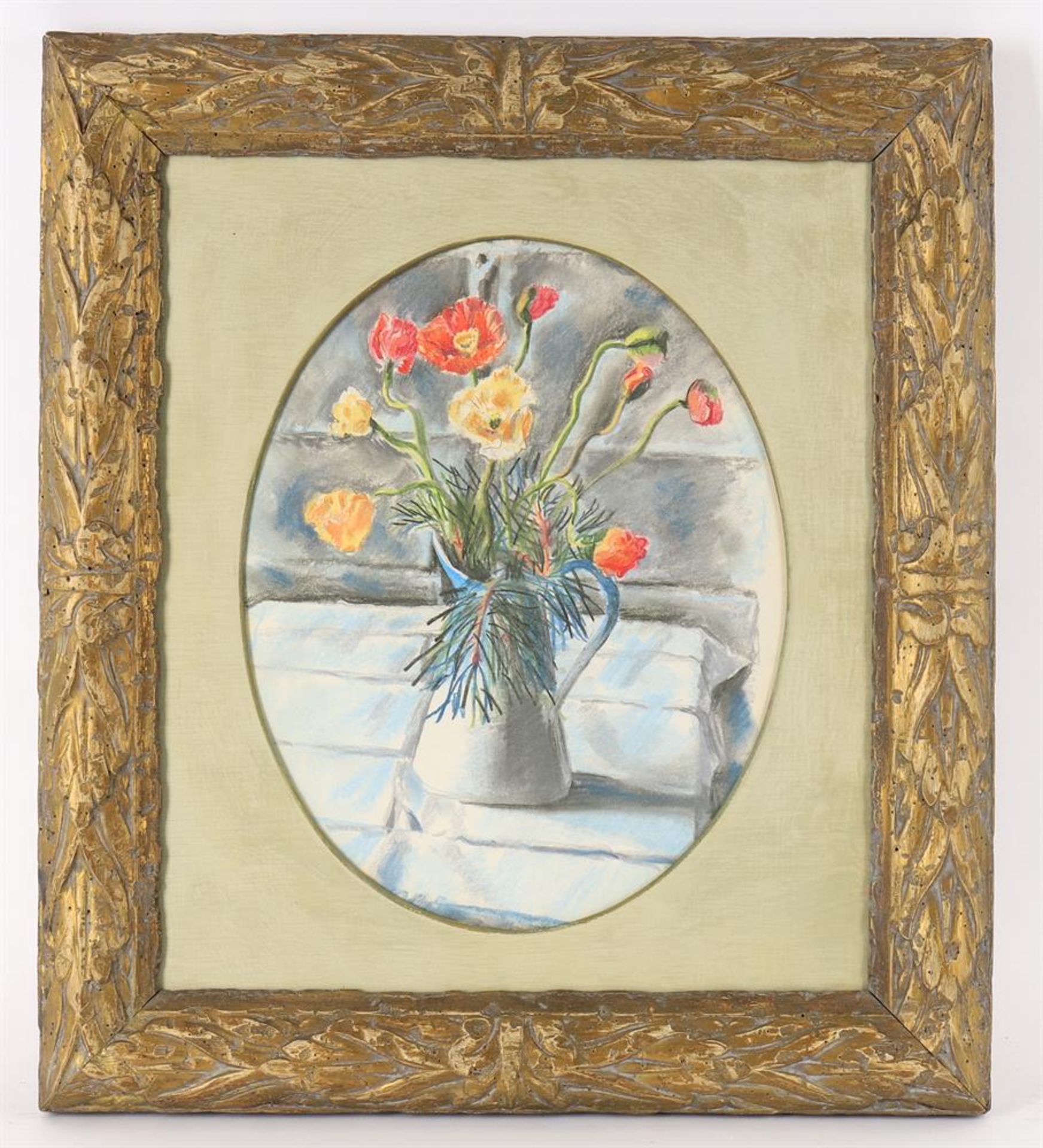 French School (20th century), Still life of flowers in a jug - Bild 5 aus 5