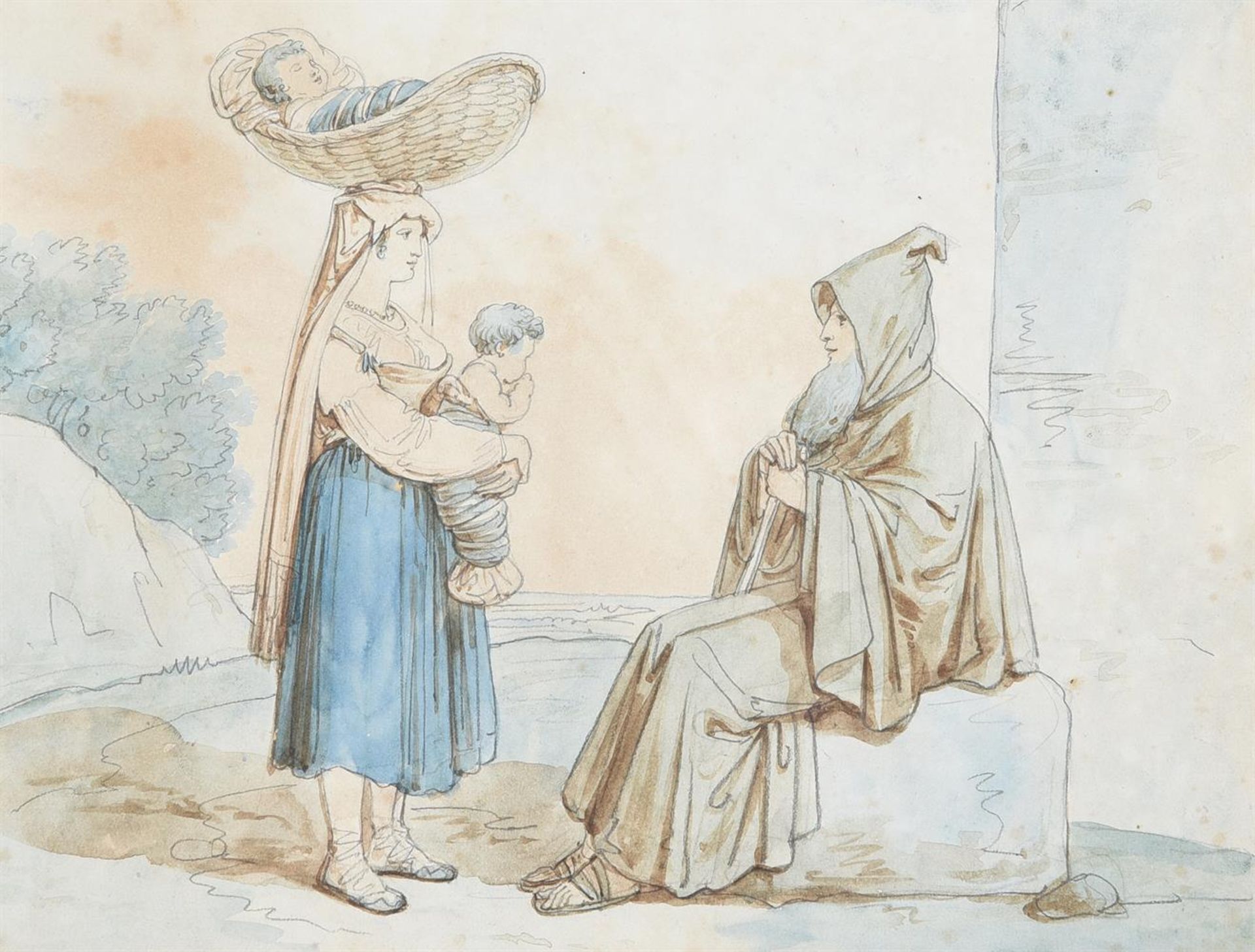 Bartolomeo Pinelli (Italian 1781-1835), Twelve depictions of Italian peasant life - Bild 5 aus 25