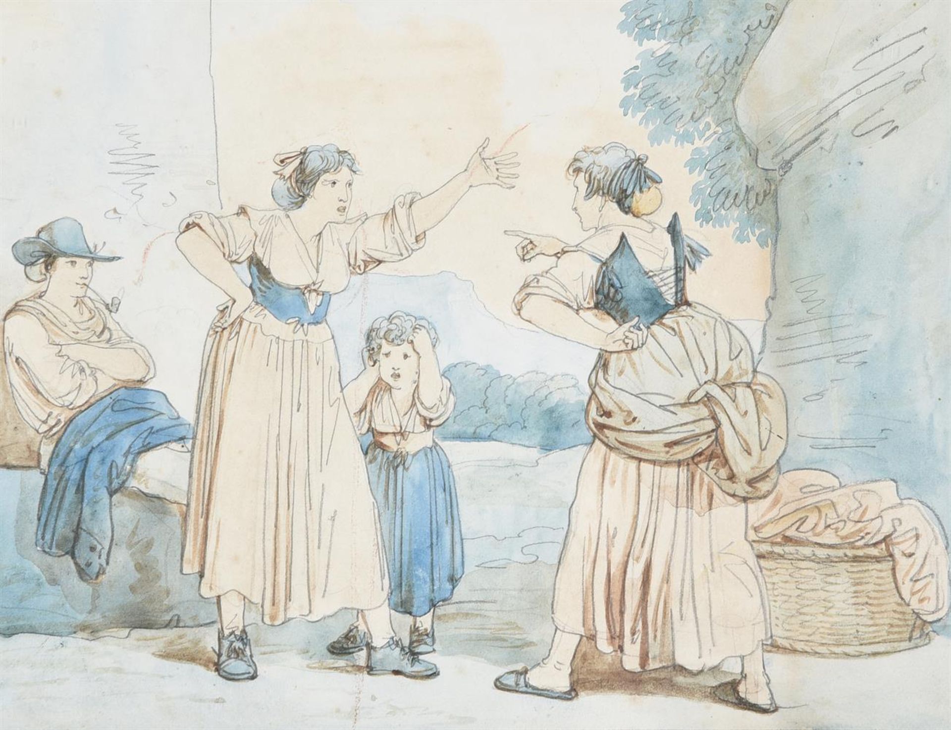 Bartolomeo Pinelli (Italian 1781-1835), Twelve depictions of Italian peasant life - Bild 8 aus 25