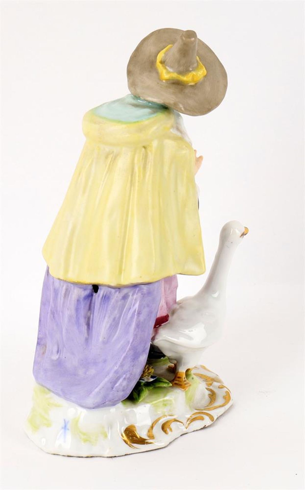 A Samson porcelain figure of The Goose Lady - Image 5 of 7