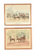 After William Sullivant Vanderbilt Allen (American 1860-1931), A set of six racing prints
