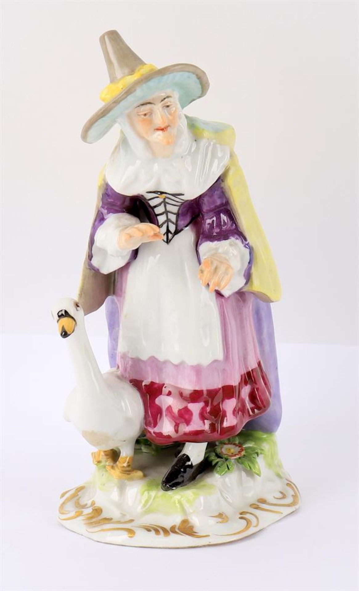 A Samson porcelain figure of The Goose Lady - Image 2 of 7