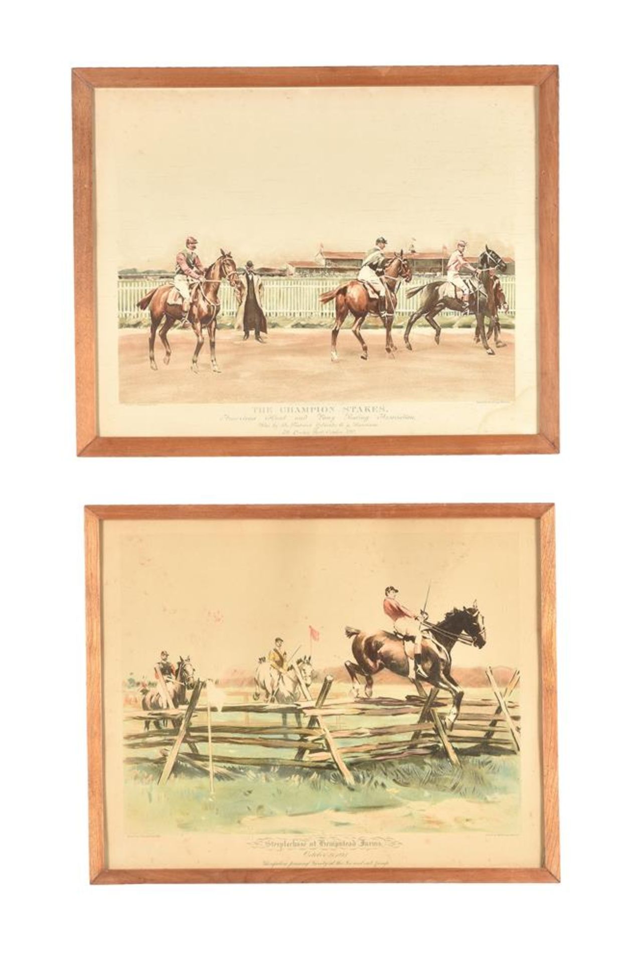 After William Sullivant Vanderbilt Allen (American 1860-1931), A set of six racing prints - Bild 2 aus 3