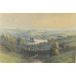 English School (19th century), Valley landscape