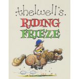 λ Norman Thelwell (1923-2004), 'Thelwell's Riding Frieze'- cover illustration