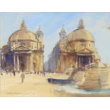 λ Roy Hammond (British b. 1934), Piazza del Popolo, Rome