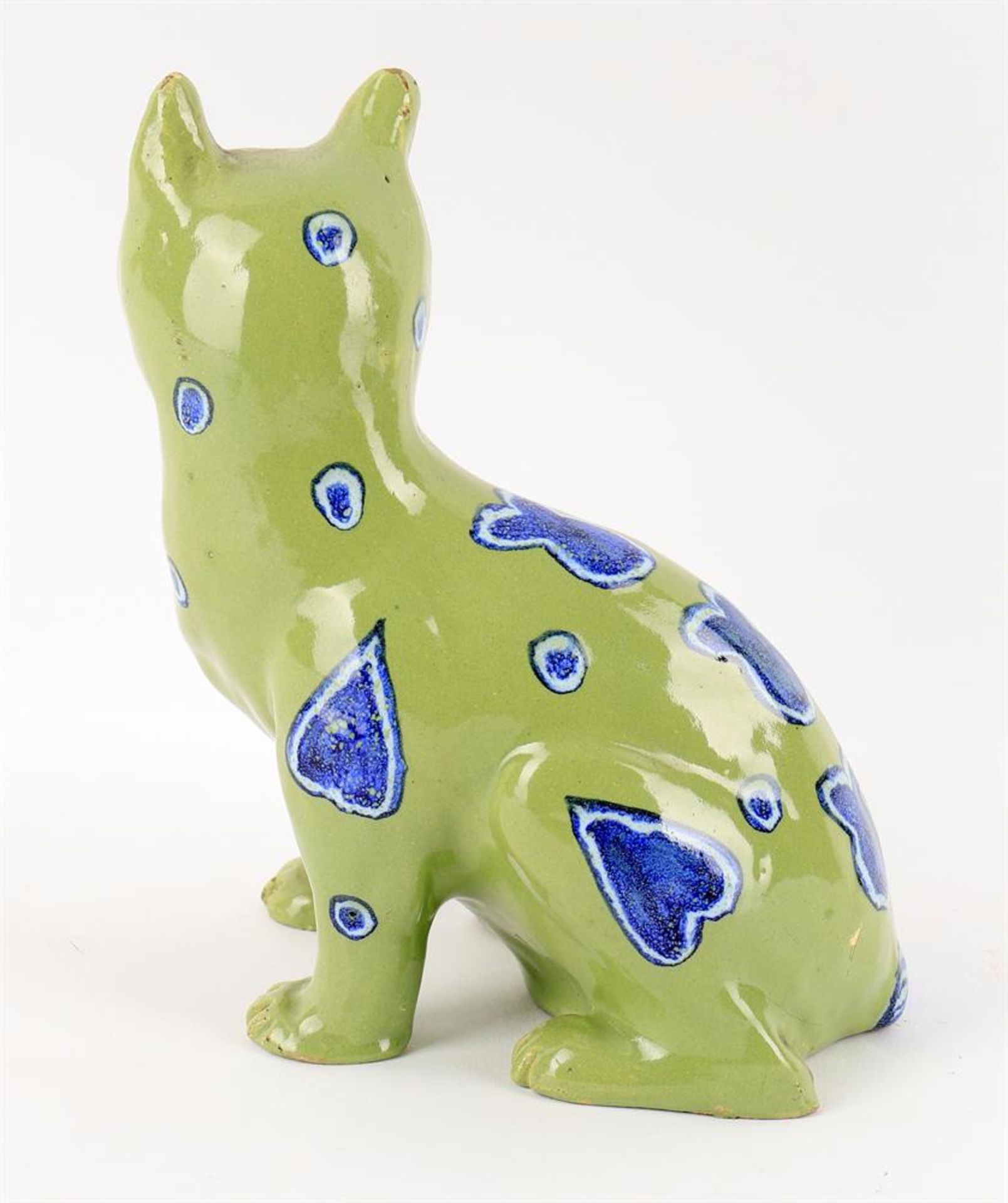 A Mosanic pottery cat - Bild 2 aus 5