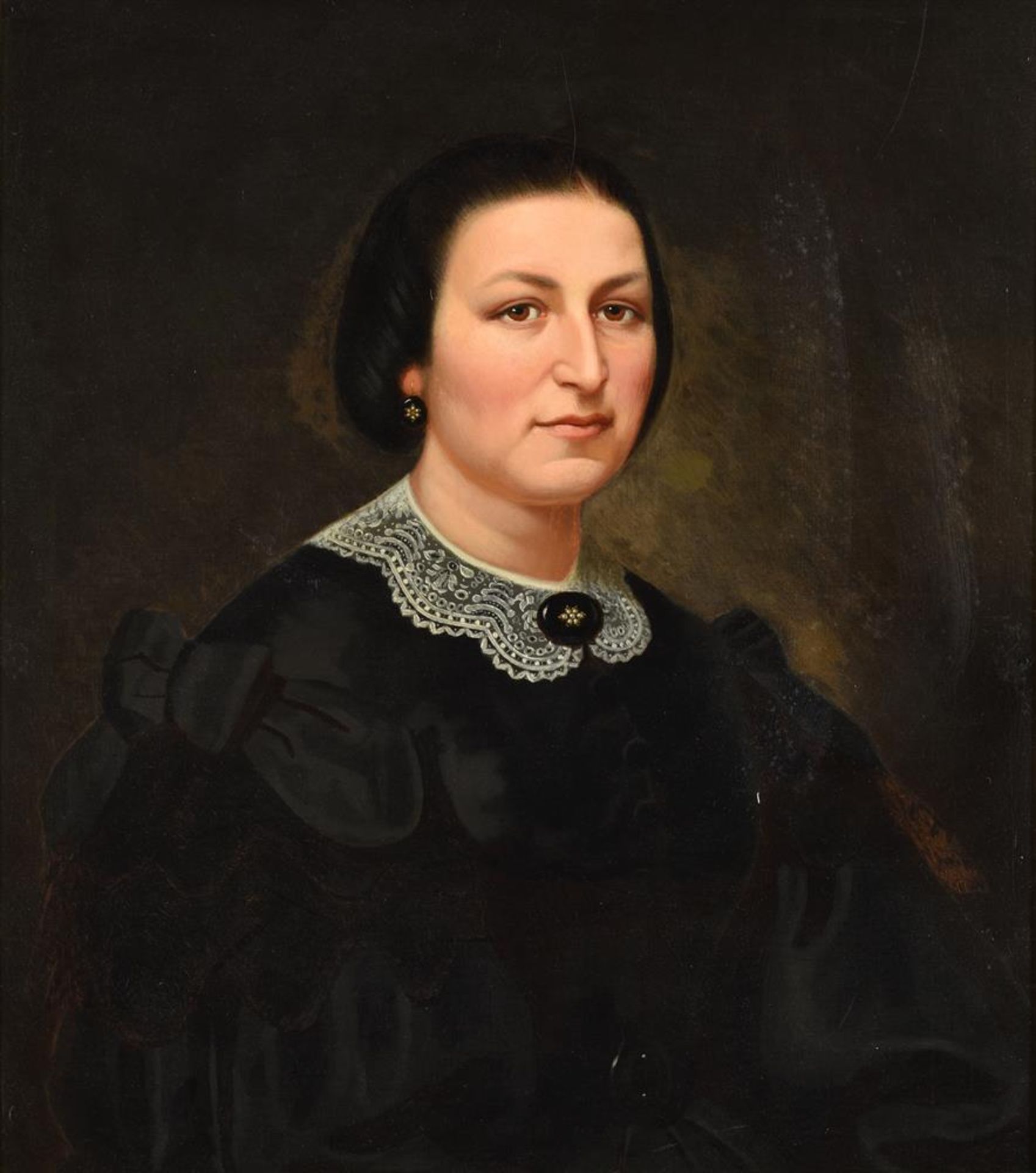 Continental School (19th/20th century), Portrait of a lady, seated