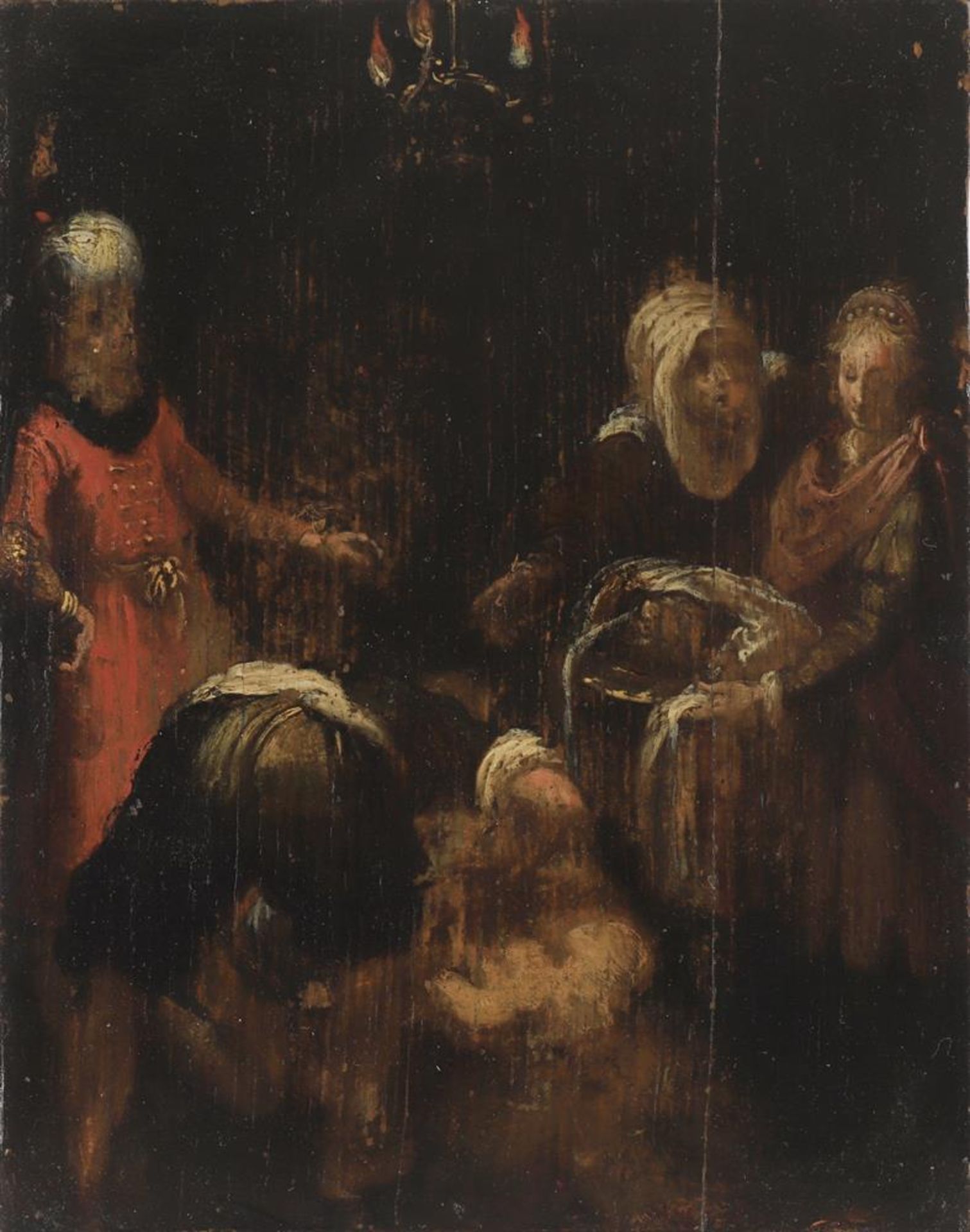 Flemish School (17th century), Salome with the head of John the Baptist, a study