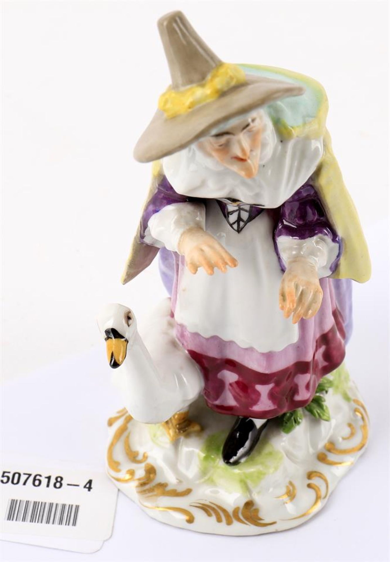 A Samson porcelain figure of The Goose Lady - Image 6 of 7