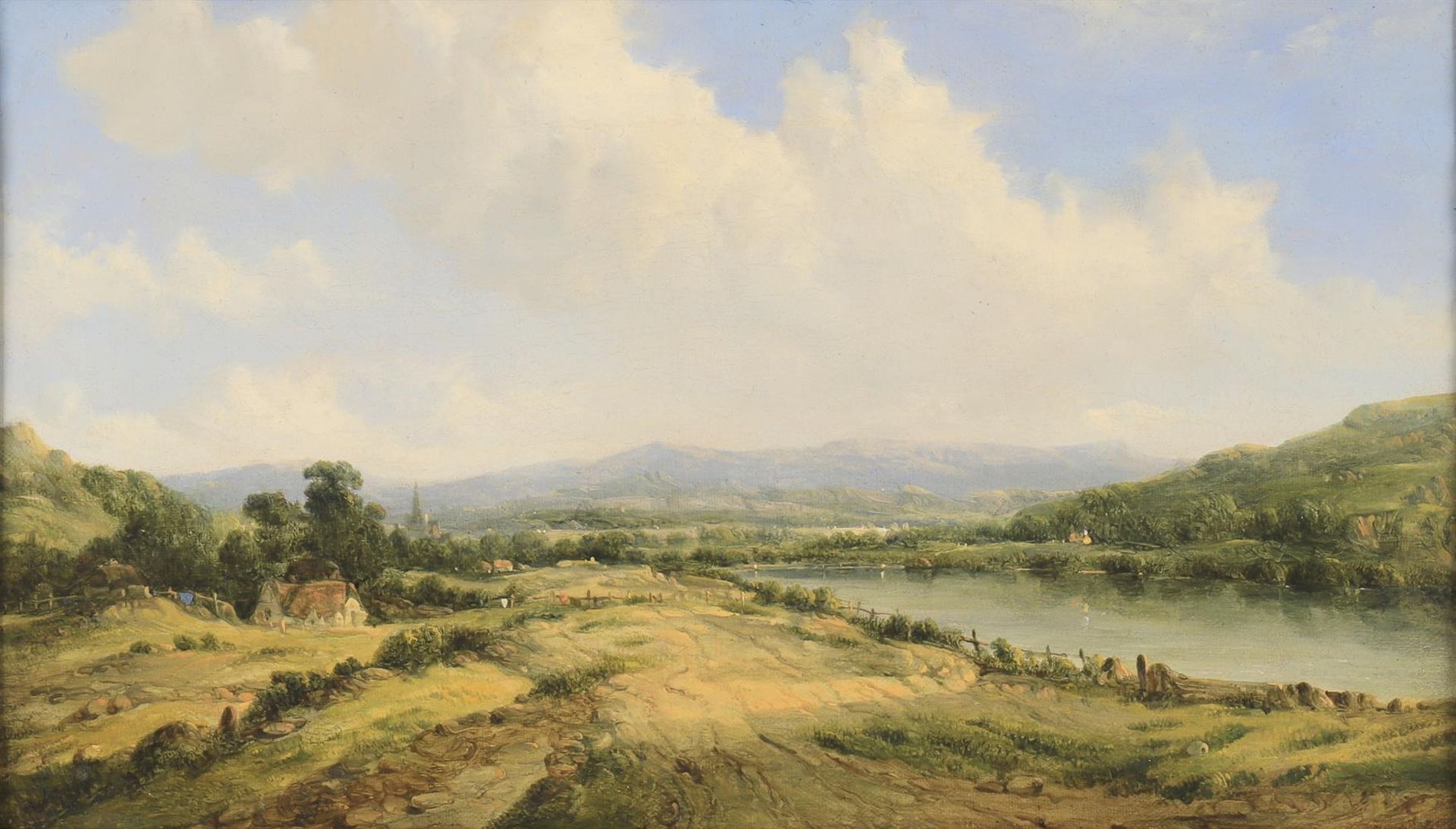 19th Century Anglo-French School, 'Landscape'