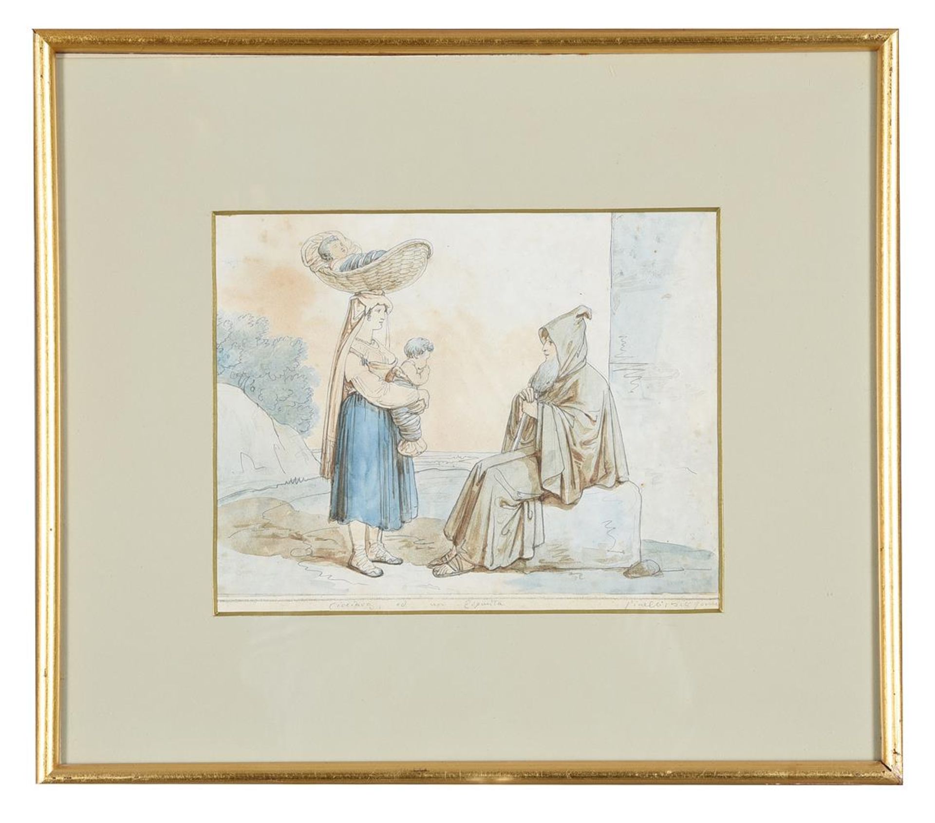 Bartolomeo Pinelli (Italian 1781-1835), Twelve depictions of Italian peasant life - Bild 17 aus 25