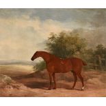James Barenger (British 1780-1831), A racehorse in a landscape