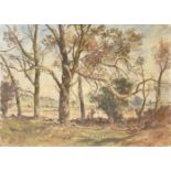 λ Oliver Hall RA (1869-1957) Trees near Well Wood