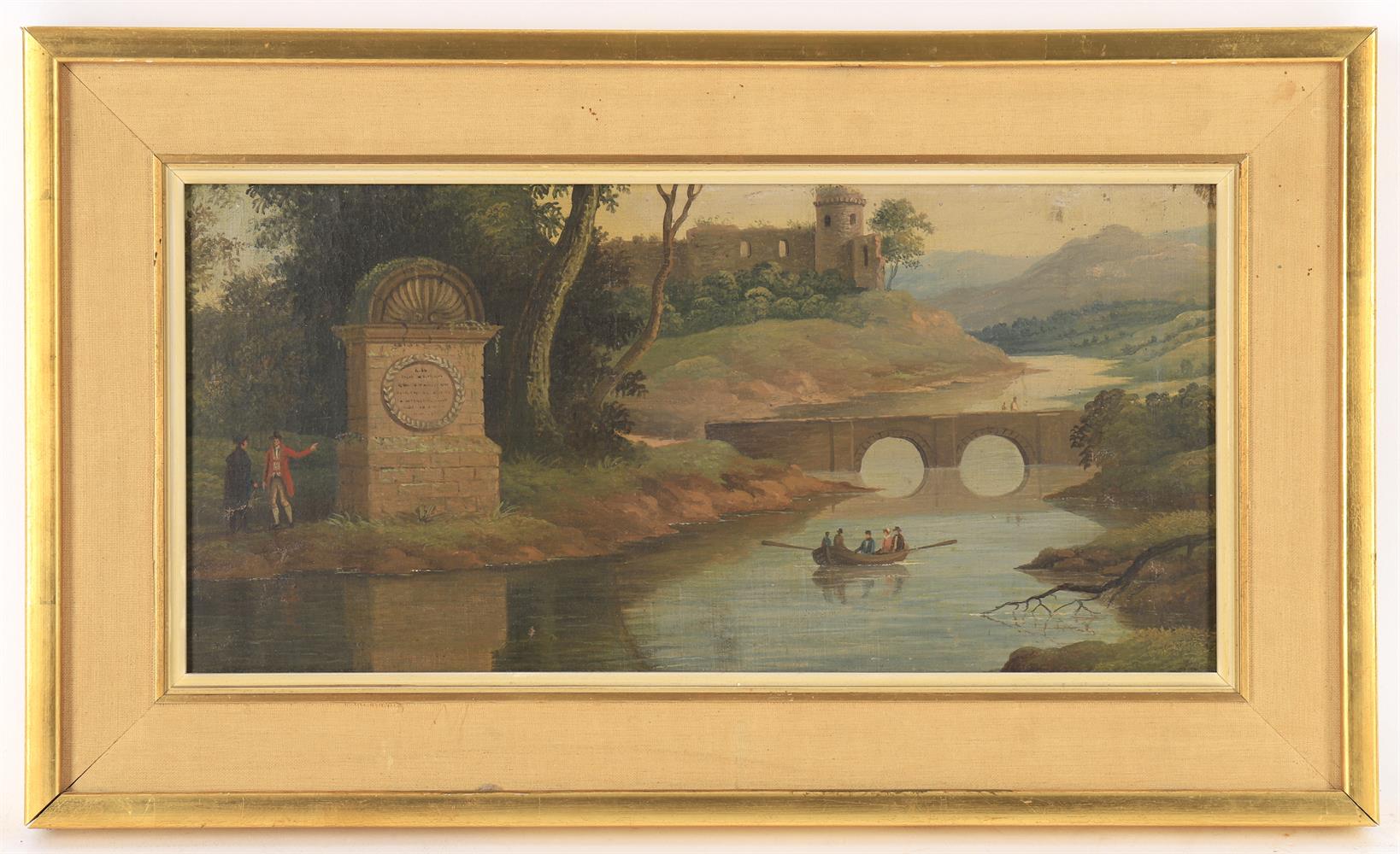 British School (19th century), Figures in a rowing boat