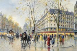 λ Roland Davies (British 1904-1993), Paris, Boulevard Malesherbes