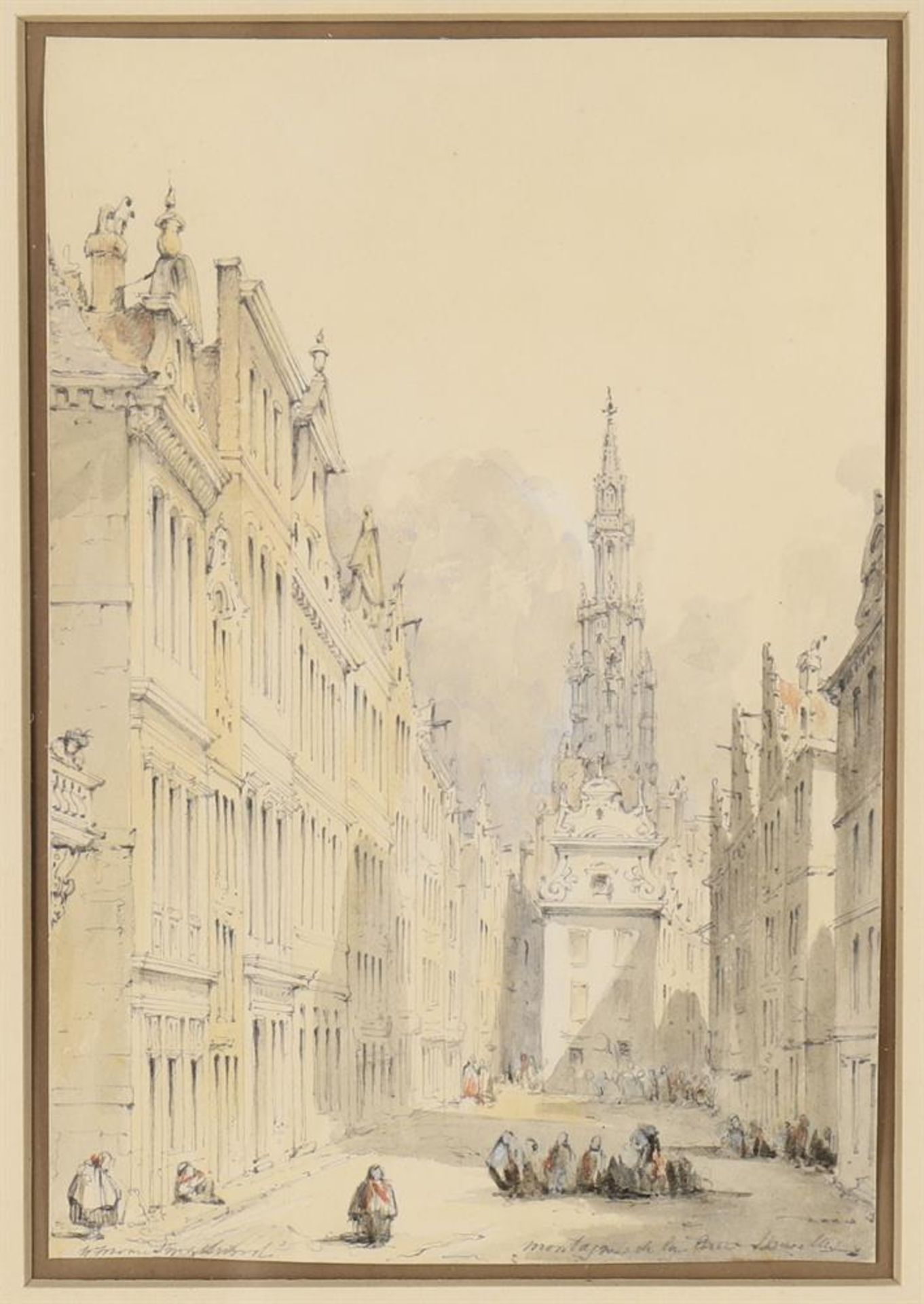 William Frome Smallwood (British 1806-1834), A view of Brussels