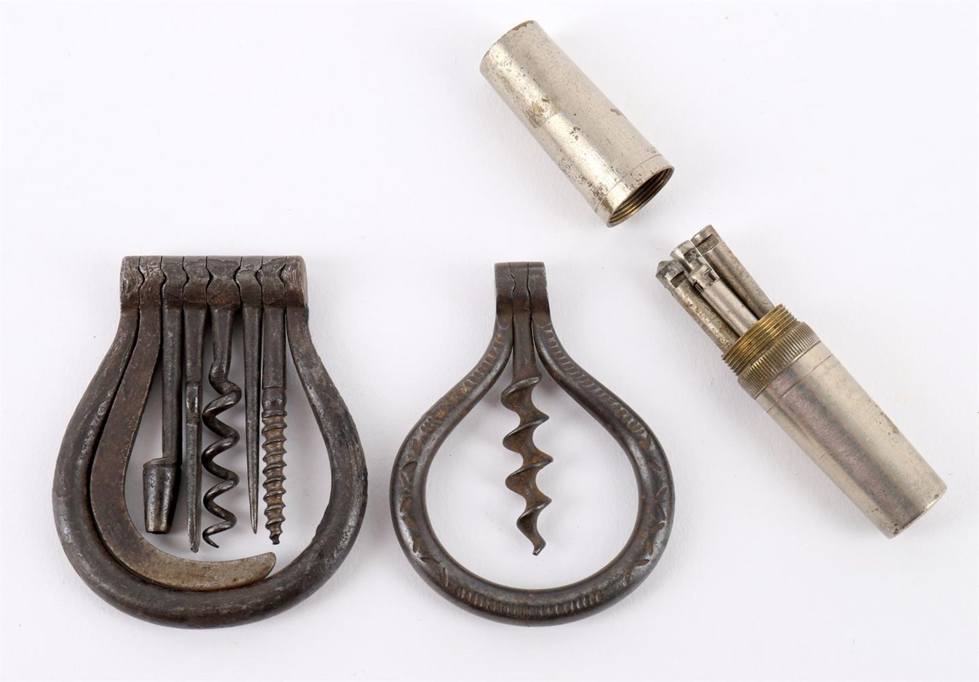 Corkscrews including a 19th century 6 tool combination folding bow - Image 2 of 2