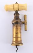 A 19th century King's wide rack corkscrew