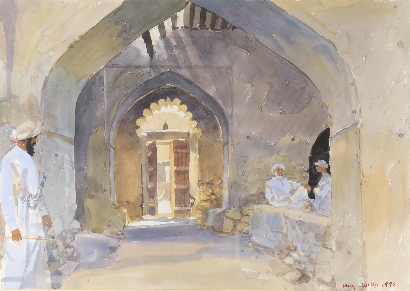 λ Lucy Willis (British b. 1954), Derelict Interior, Nizwa